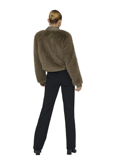 Kadın Kahve Onlyumi Life Faux Fur Jacket Otw Ceket 15356776 Toprak