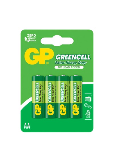 Gp 15g Greencell R6 Aa 1.5v Kalem Pil 4'lü Paket