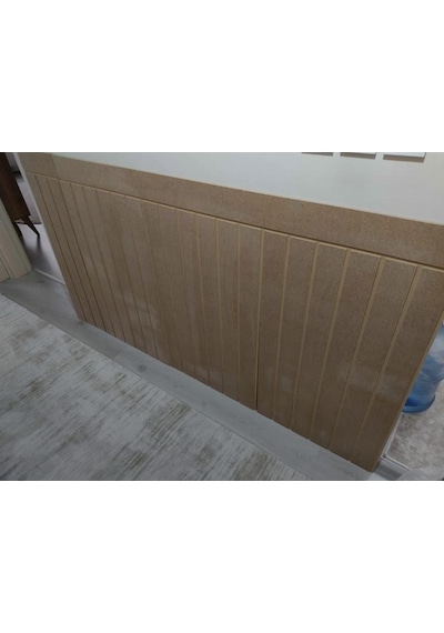 Dekoratif, Duvar Çıtası, Ahşap Duvar Paneli, Boyanabilir, Ham, Mdf, 54x103 1 Adet