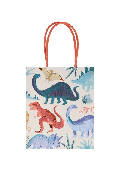 Meri Meri - Dinosaur Party Bags - Dinozor Parti Çantaları Tüm Yaşlar