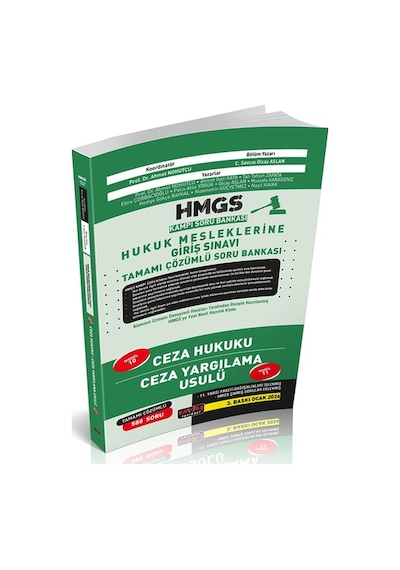 Hmgs Kampı Ceza Hukuku Ceza Yargılama Usulü Soru Bankası Savaş Yayınları 2026