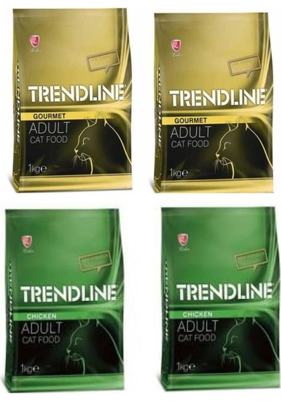 Trendline Sterilised Tavuklu Kısır Kedi Maması 4 x 1 KG