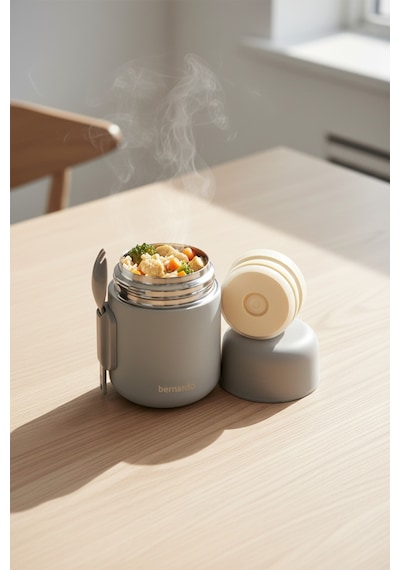 Bernardo Duo Yemek Termosu 500 Ml Gri Gri