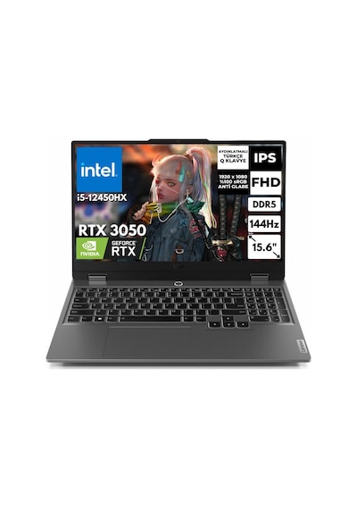 Lenovo LOQ 15IAX9 83GS00QBTRAT43 8 GB 1 TB SSD 6 GB RTX3050 15.6" W11P Dizüstü Bilgisayar