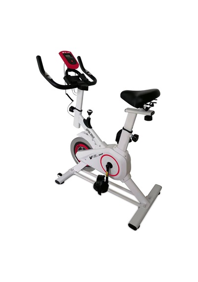 Vfit Sb100 Pro Beyaz Spin Bike Elden Nabız Ölçer Direnci Ayarlanabilir Sessiz Çalışır, Beyaz