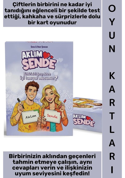 Oyun Eğlenceli Sevgili Nişanlı Eş Çift Özel Gün Birbirini Tanıma İlişki Uyumu İletişim Gelişimi Kom