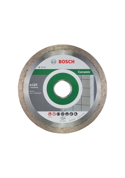 Bosch 9+1 Standard For Ceramic 125mm Elmas Kesici Disk - 2608603232