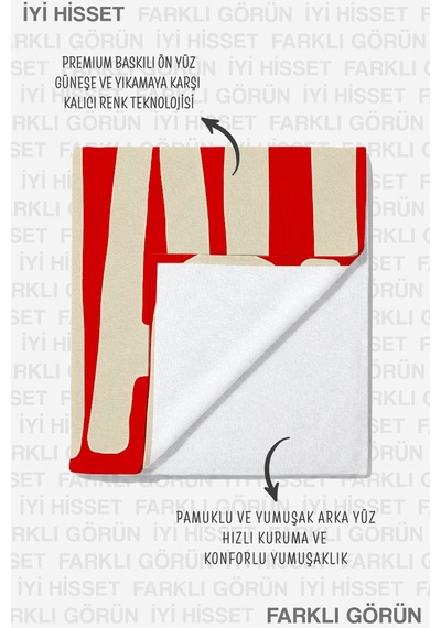 Ciao Yazılı Modern Tipografik Plaj Havlusu - Kırmızı Ekru Minimalist Hızlı Kuruyan Mikrofiber Havlu Berrak Mercan Ciao Yazılı Modern Tipografik Plaj Havlusu - Kırmızı Ekru Minimalist Hızlı Kuruyan Mikrofiber Havlu Berrak Mercan