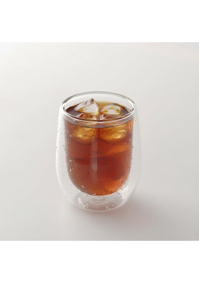 Çift Cidarlı Double Wall Cam Bardak - 250 Ml Isıya Dayanıklı Cappuccino, Çay Ve Kahve Bardağı - El Yakmayan Modern Tasarım çok renkli