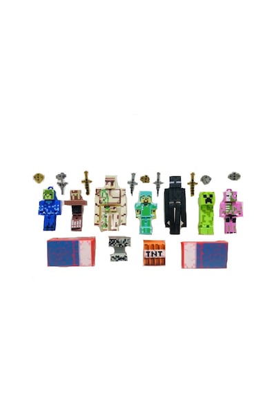 21 Parça Mega Boy Parça Minecraft Oyuncak Mınecraft  Figürleri