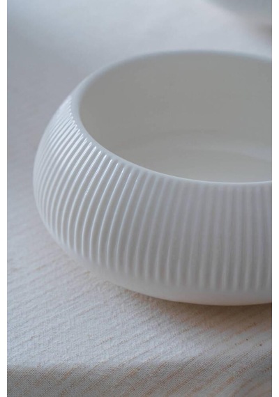 Bianco Perla Porselen Yuvarlak Kase - 14 Cm