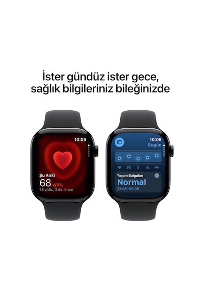 Apple Watch Series 10 GPS 42 MM Alüminyum Kasa Spor Kordon M/L Akıllı Saat (Apple Türkiye Garantili)