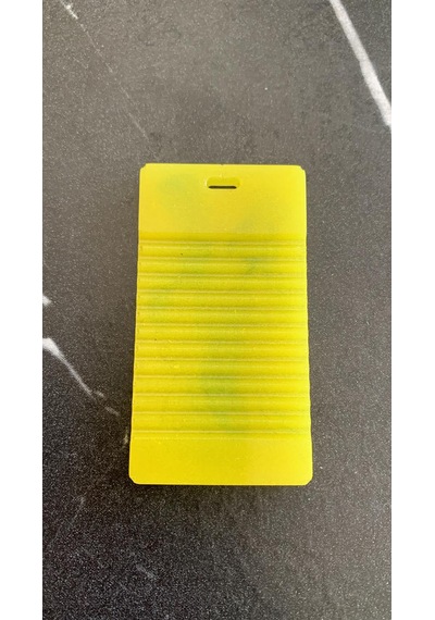 Tırtıklı Sarı Renk Yeşil Süs Dikdörtgen Şekil Kitap Defter Ayraç