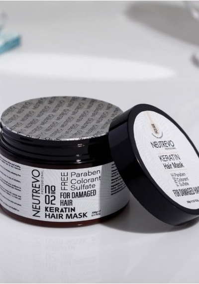 Neutrevo Professional No:2 Keratin Serisi Onarıcı Ve Güçlendirici Saç Bakım Maskesi 300 Ml