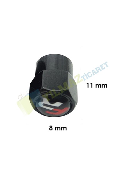 Seat Fr Logo Sibop Kapağı Siyah 4 Adet Paslanmaz Çelik