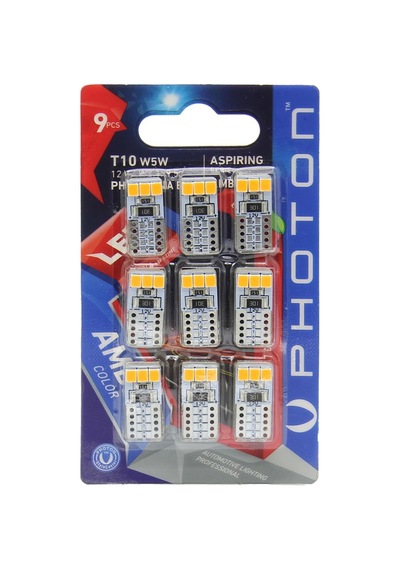 Photon Ampul T10 W5w 12v 10smd 9'lu Blister Pht Ph7010 Na B9 Sku: Smg8690010239518 Açık Kahverengi