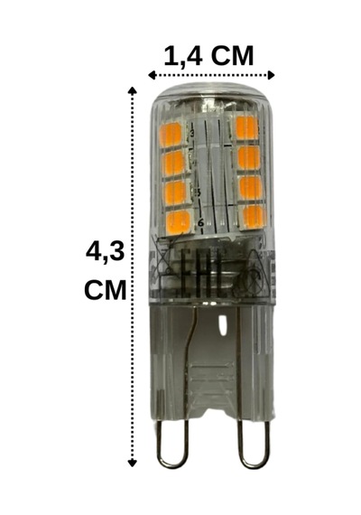 Osram Led Kapsül Ampul, 2,6w 30w , 2700k Sarı Işık, G9 Duylu Diğer