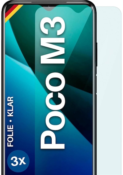 Xiaomi Poco M3 Temperli Cam Ekran Koruyucu 9h Ultra Koruma 3 Adet
