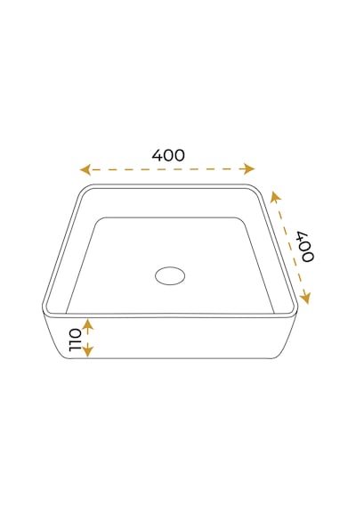 Paluci Öykü Calacatta White Lavabo Sırlı