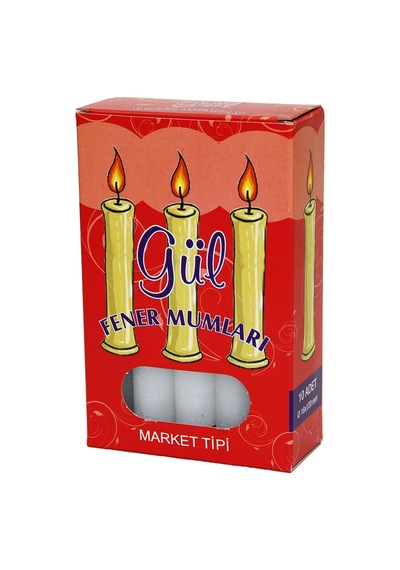 10 Parça Market Mum 5047 Açık Bej