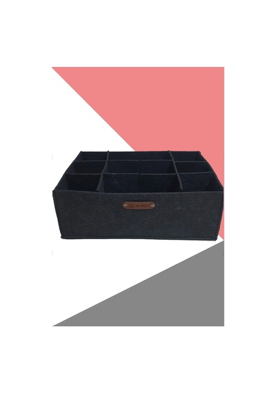 Ayarlanabilir Çekmece/dolap İçi Organizer-çekmece Ve Dolap Düzenleyici,3x4 Cm,şık Ve Pratik Siyah