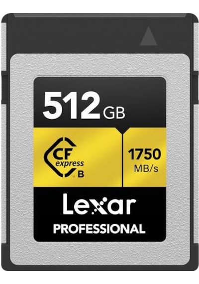 Lexar LCXEXPR512G-RNENG 512 GB Gold Serisi Cfexpress Type B Hafıza Kartı