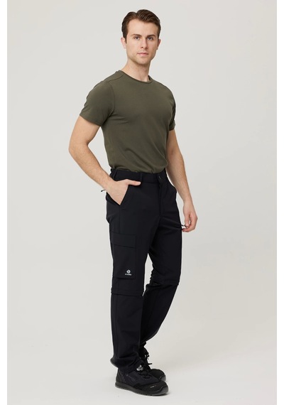 Armadillo Erciyes Outdoor Pantolon 2n1 Şort-pantolon Siyah