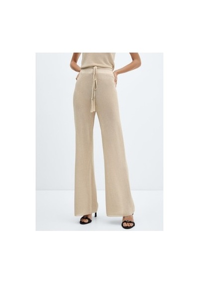 101Dzyn Mango Lurex Örgülü Geniş Paça 100
