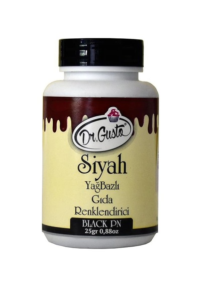 Dr. Gusto Decol Yağ Bazlı Gıda Boya Siyah 25 G