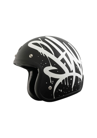 Torc T-50 Del Mar Wild One Açık Motosiklet Kaskı Mat Siyah Gri