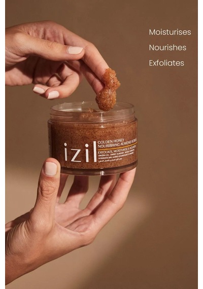 Golden Honey Nourishing Almond Scrub, 210g, Doğal Yüz Ve Vücut Peelingi