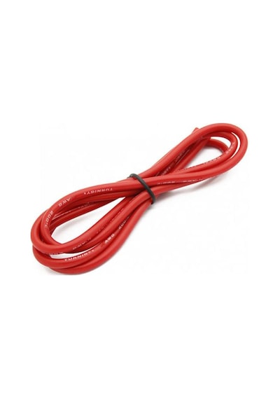 8 AWG Silikon Kablo Kırmızı - 1 Metre
