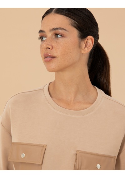 Pierre Cardin Kadın Bej Sweatshirt 50273759-vr011 Bej