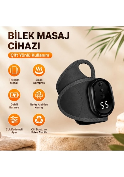 Auhma Amg40 Şarj Edilebilir Akıllı Isıtmalı Masaj Aleti 3 Kademeli Titreşim & 5