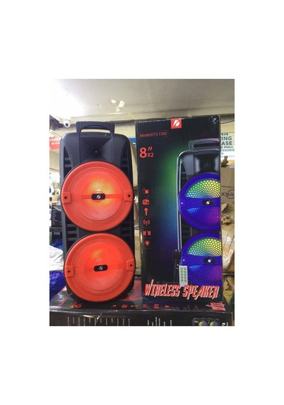 Mikrofonlu Bluetooth Hoparlör Toplantı Parti Eğlence Led Işıklı Sd Kart Fm Usb Girişli Speaker