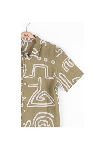 Nk Kids Turtle Erkek Çocuk Gömlek 48365 Yeşil