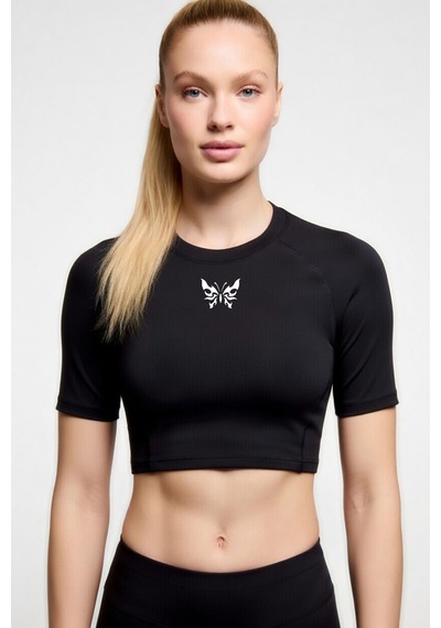 Premium Gotik Model1 Siyah Kısa Kol Compression Kadın Crop T-shirt Spor Büstiyer Bluz Yoga Pilates Siyah Premium Gotik Model1 Siyah Kısa Kol Compression Kadın Crop T-shirt Spor Büstiyer Bluz Yoga Pilates Siyah