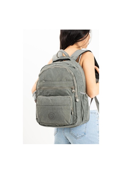 Ultra Hafif Çok Cepli Orta Boy Sırt Çantası Unisex Gri Model: 571-3e - Gri