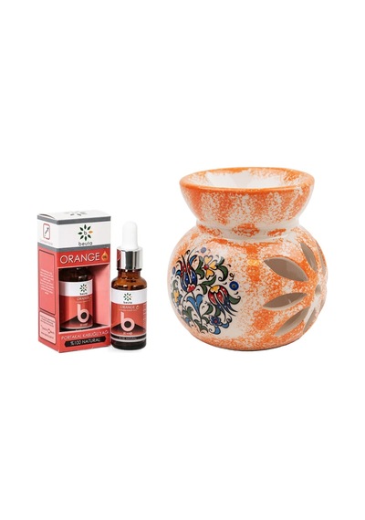 Beuta Portakal Kabuğu Yağı 20 ML + Seramik Buhurdanlık
