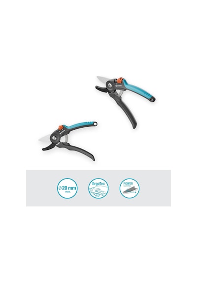 Gardena Premium Cut Kuru Ahşap Için Bahçe Makası, Örs, 20 Mm Kesm
