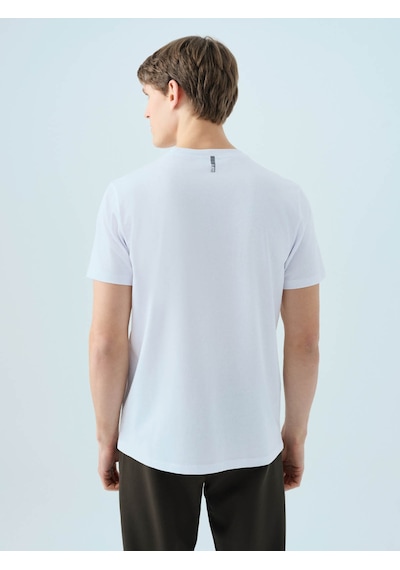 Loft Regular Fit Beyaz Erkek T-shirt Lf2038558 Beyaz