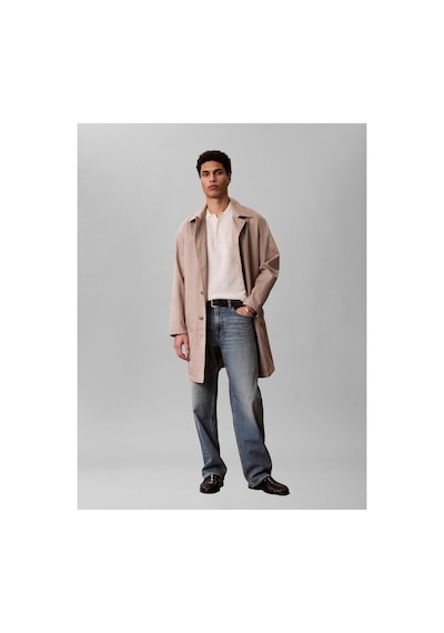 Calvin Klein Ss Cotton Waffle Pol-16163 Beyaz