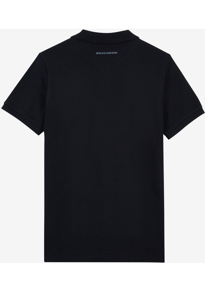 Skechers Polo M Short Sleeve Polo Erkek Siyah Polo Yaka Tshirt S211800-001