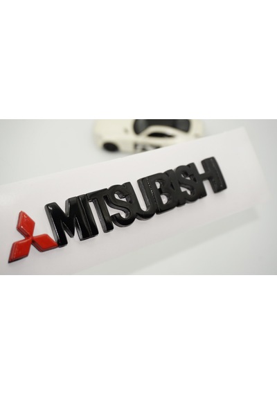 Dk Tuning Mitsubishi Bagaj Siyah Yazı Logo Arma