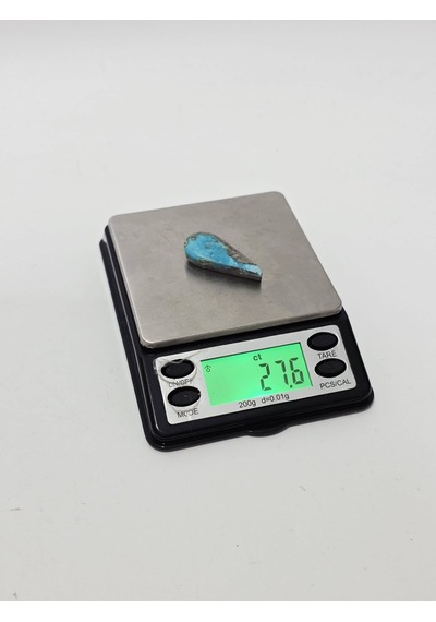 Doğal İran Nişabur Firuze Turkuaz Taşı 27,6 Karat - 5,5 Gram T014