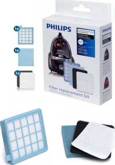 Philips Uyumlu Fc 9323/07 Powerpro Compact  Hepa Filtre Seti (546842224)