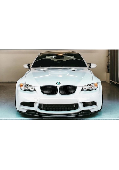 Bmw E92 M3 Gts Ön Lip Parlak Siyah Plastik Ön Ek Karlık 2007 2008 2009 2010 2011 Karlık+bodykit+ek