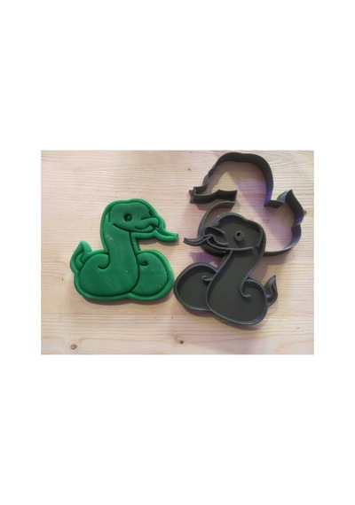 Slytherin Kurabiye Kalıbı Nagini 2 Parça 9 X 9 Cm Gıdaya Uygun Diğer