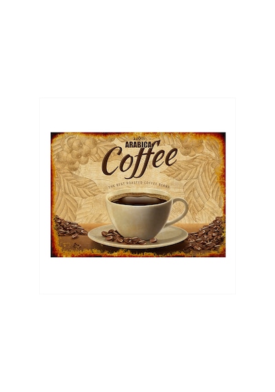 Bedeko Arabica Kahve Modern Mdf Tablo 25 Cm X 35 Cm