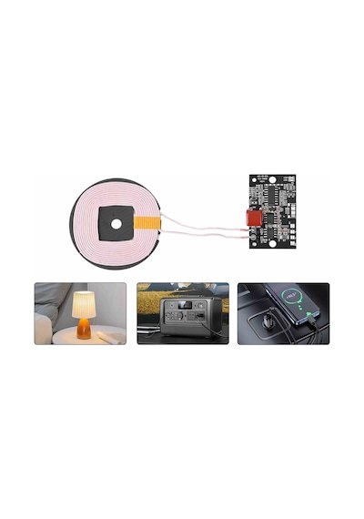 12v 15w Kablosuz Şarj Modülü Hcx-20-d23 Qi Mobil Akıllı Telefon Oyuncak Hızlı Pil Şarj Transmitter